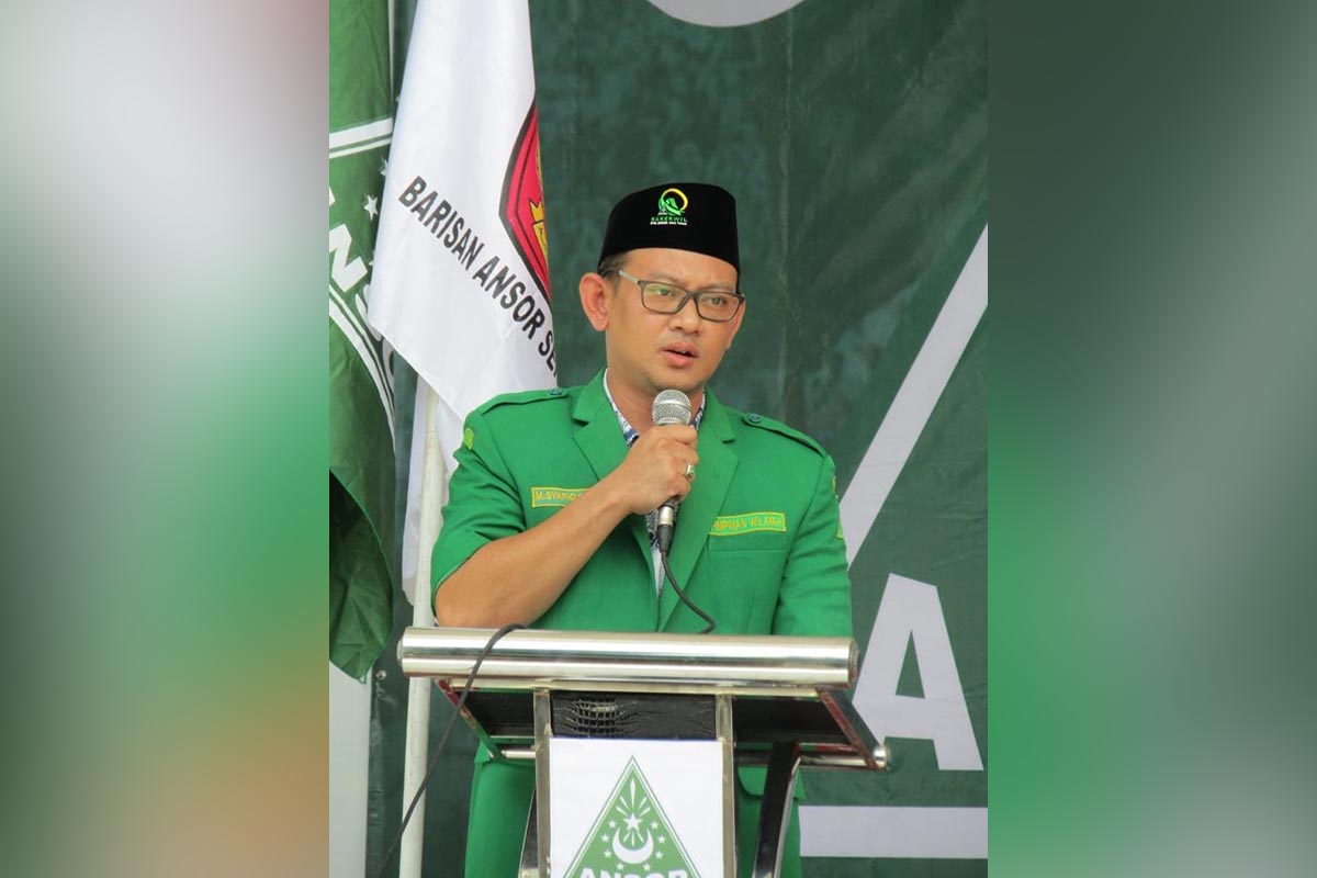 Ketua PW GP Ansor Jawa Timur, M Syafiq Syauqi - Gus Muhdlor - Subandi Tunda Pembangunan Gedung Terpadu 8 Lantai