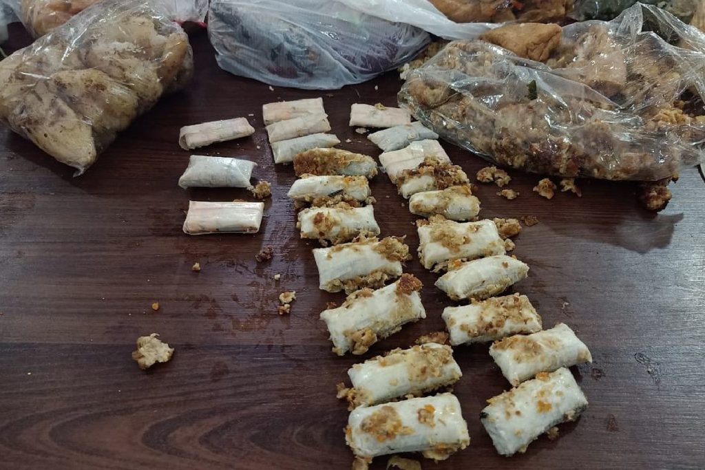 Paket kemasan narkoba dalam tahu goreng. (ist) - Lapas Malang Gagalkan Penyelundupan Narkoba dalam Tahu Goreng