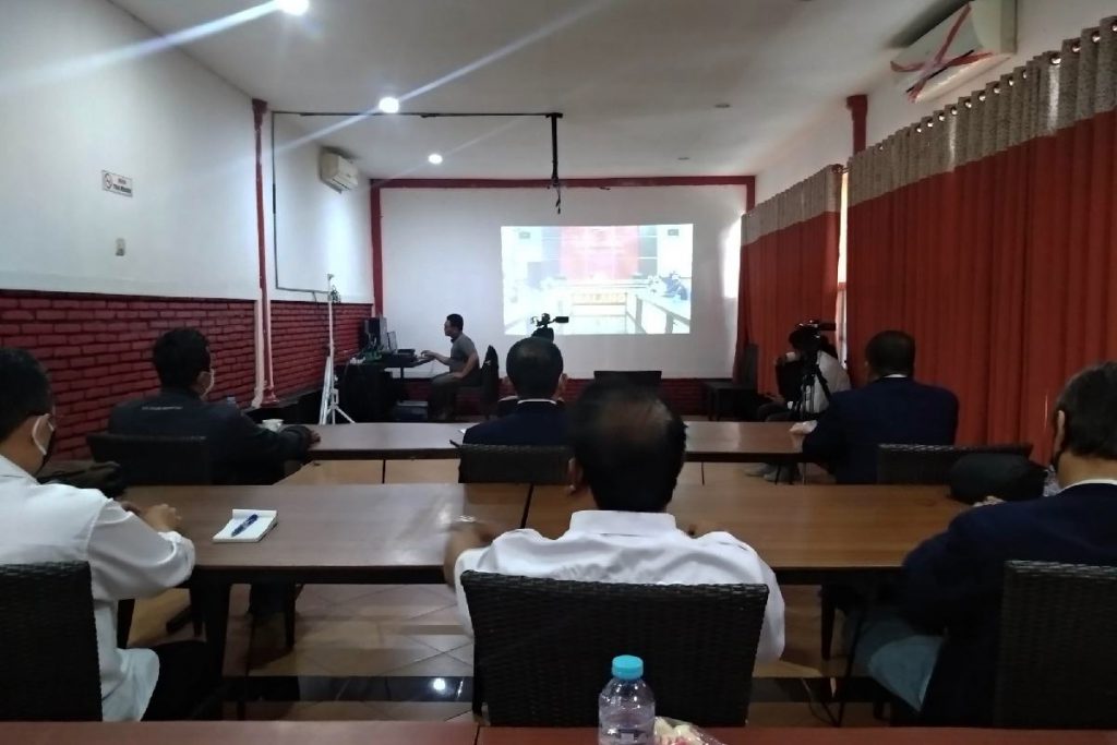 Perwakilan Pengurus PWI Malang Raya dialog virtual. (rhd) - Tiga Kapolres Malang Raya: Kami Sangat Terbantu Rekan Media