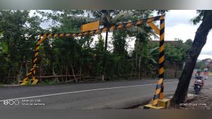 Palang permanen rambu water barier - Kajari Bungkam Soal Kelanjutan Ngampon-Bendo