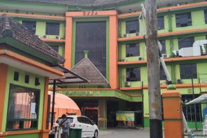 Pavilium yang disulap menjadi ruangan incovid. (ws1) - Eskalasi Pasien Covid-19, RSSA Tambah Bed Incovid