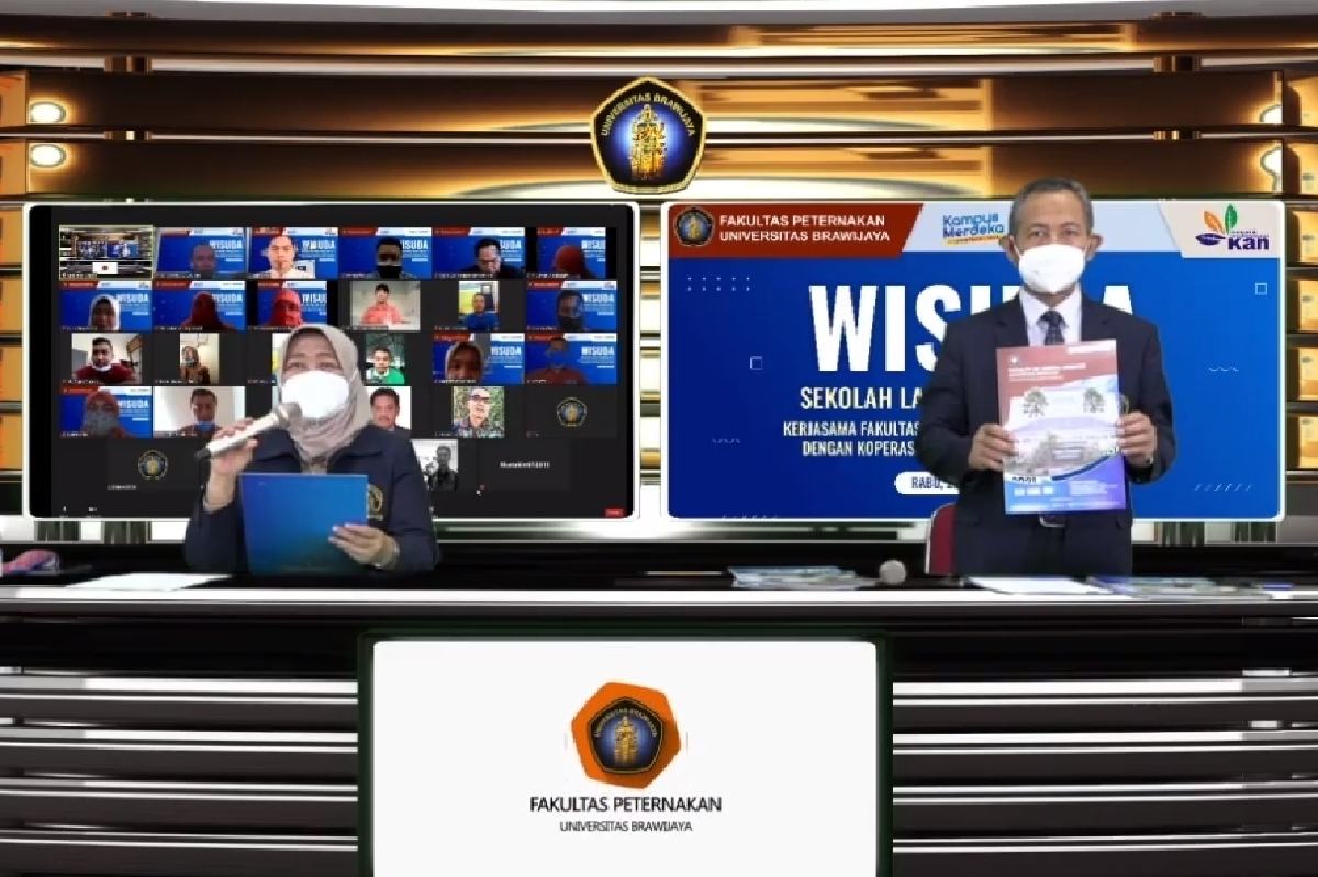 Wisuda Virtual Sekolah Lapang Fapet UB. (ist) - Fapet UB Gelar Wisuda Virtual Sekolah Lapang