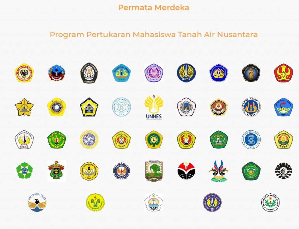 43 PTN yang tergabung dalam program Permata Merdeka. (ist) - Permata Merdeka Permudah Mahasiswa UB Kuliah Gratis di Kampus Lain