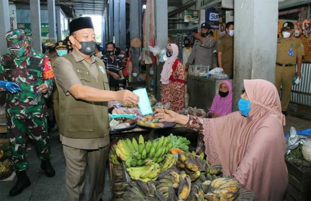 Bupati Lamongan Sidak Masker, Kesadaran Pengguna Cukup Tinggi