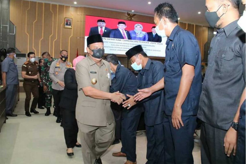 DPRD Lamongan Umumkan Pemberhentian Bupati dan Wakil Bupati