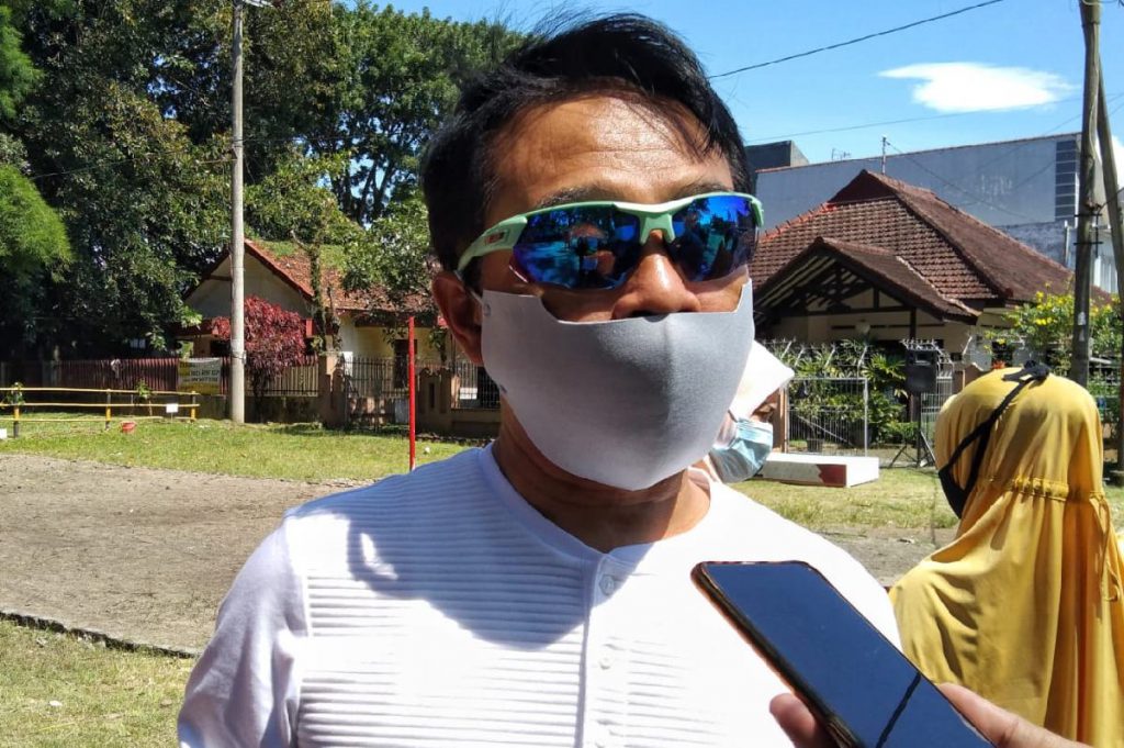 Kepala SMK Nasional, Drs Muhammad Taufik MPd. (ws1) - Keliling Kota Malang, Wawali Ujicoba E-Bike Rakitan SMK Nasional