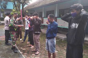 Pelanggar terjaring operasi yustisi di Mergosono. (ist) - Bandel, 14 Pelanggar Terjaring Operasi Yustisi