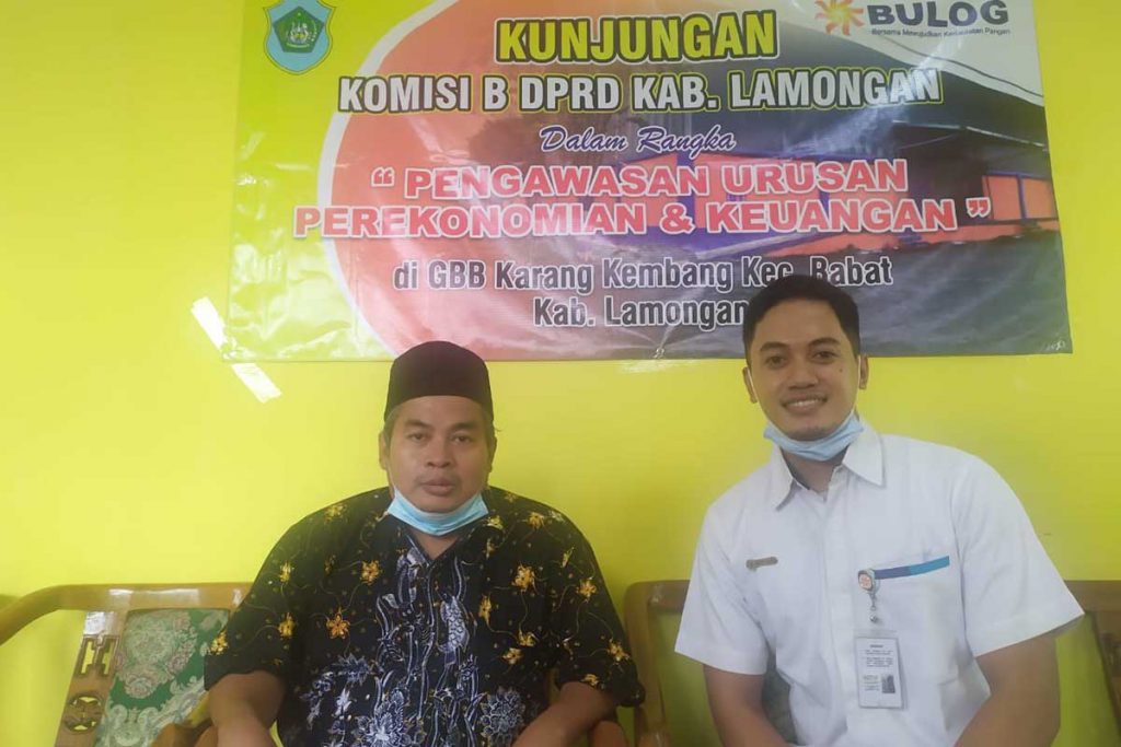 Sidak Bulog, Komisi B DPRD Lamongan Secara Bulat Tolak Impor Beras