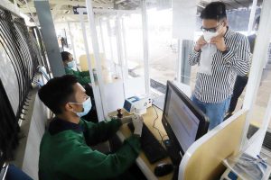 Bilik pemeriksaan GeNose yang berada di salah satu stasiun. (ist) - Per 20 Maret 2021, Tarif GeNose Penumpang KA Rp30 Ribu