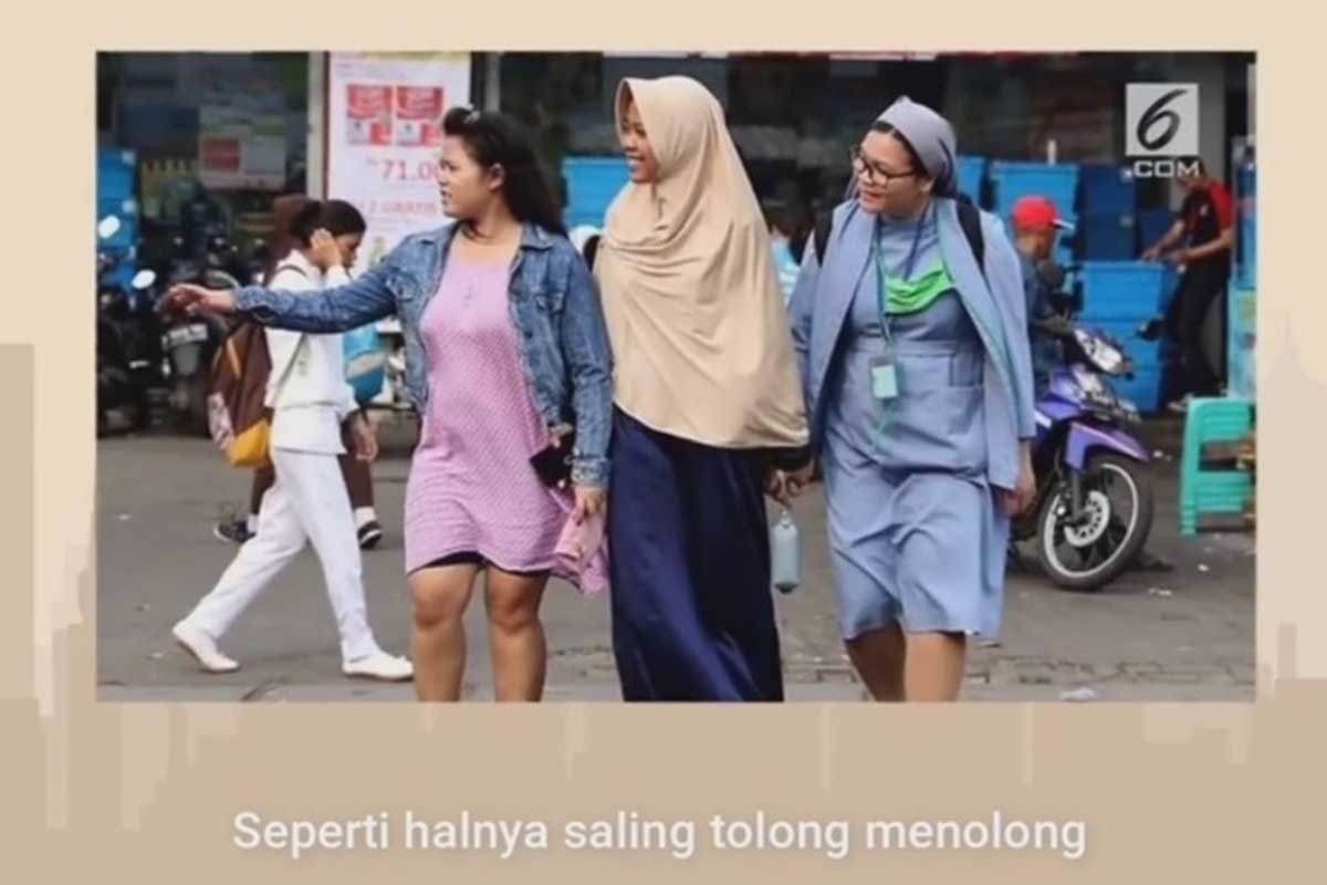 Cuplikan video Berbeda Tetap Bersama. (ist) - Angkat Toleransi, Mahasiswa ITN Malang Raih Juara 2 Animasi Online Convey Day 2021
