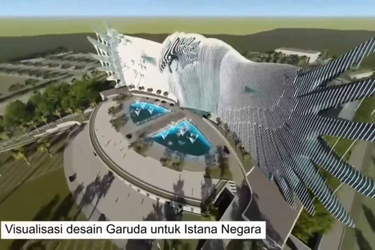 Desain istana baru. (ist) - Desain Istana Negara Baru Tuai Polemik
