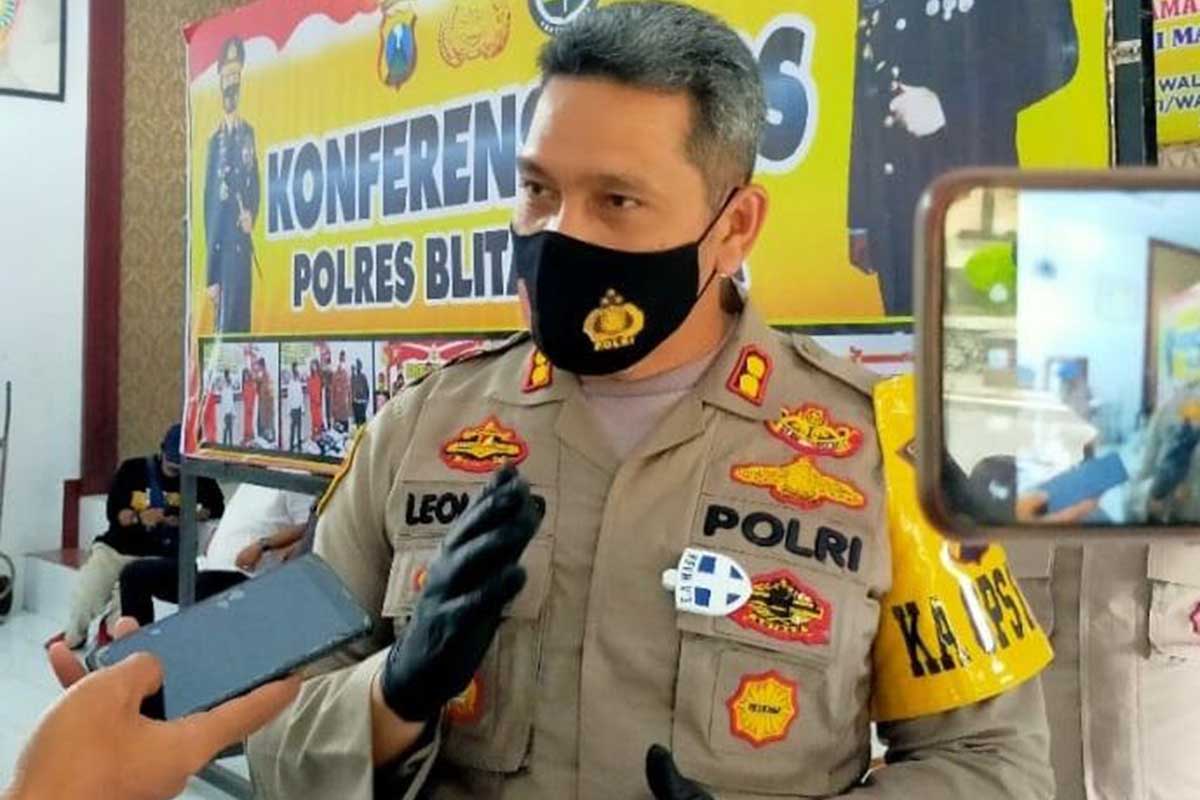 Kapolres Blitar AKBP Leonard M Sinambela - Jelang Paskah Polres Blitar Perketat Pengamanan Tempat Ibadah