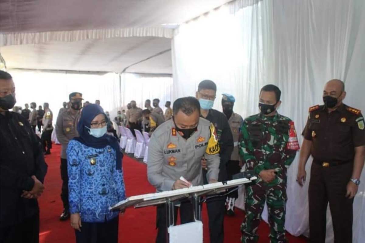 Kapolres Kukuhkan Polsubsektor Ngasem Jadi Polsek Ngasem
