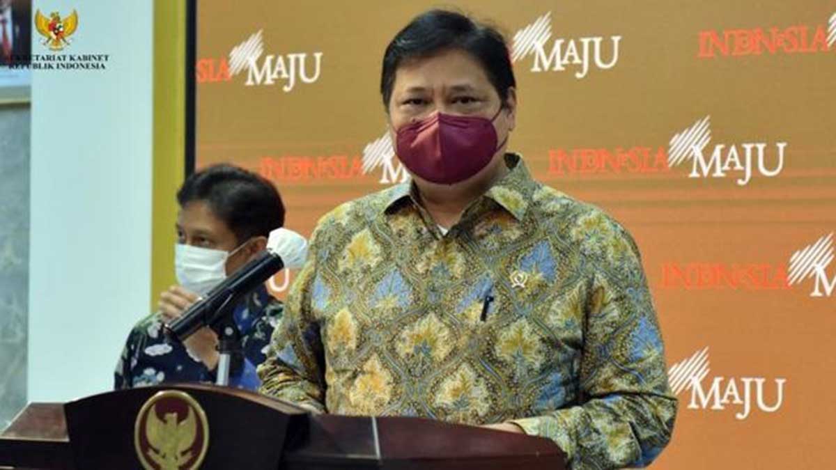 Ketua KPCPEN Airlangga Hartarto. (ist) - PPKM Mikro Diperpanjang Lagi Sampai 22 Maret