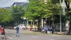 Ledakan di Makassar. (ist) - Ledakan Terjadi di Depan Gereja Katedral Makassar