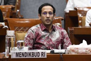 Mendikbud Nadiem Makarim. (ist) - Formasi Guru Agama Seni dan Olahraga Masuk PPPK