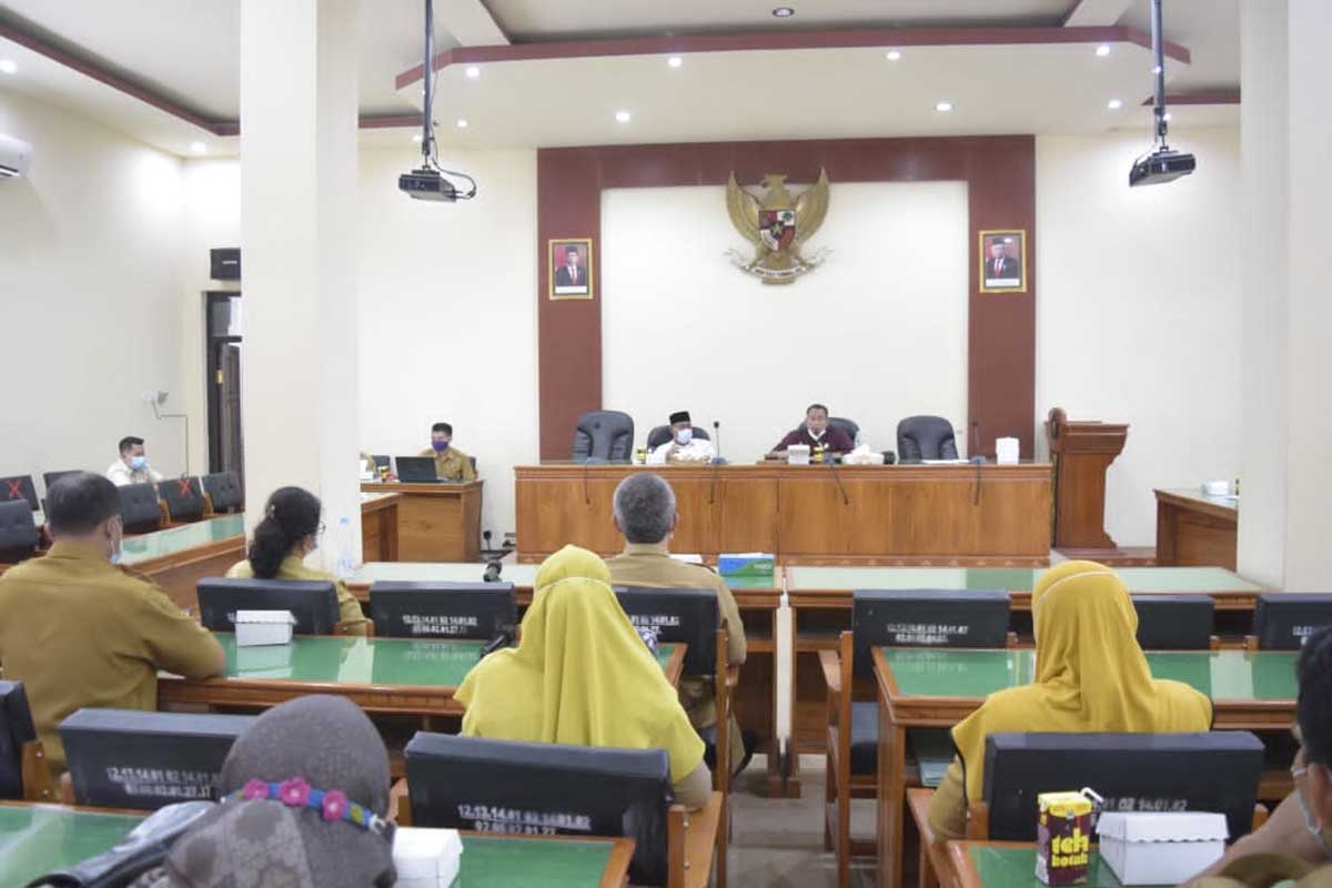 Mengundang OPD terkait, Senin (1/3/2021) Komisi IV bertujuan mengklarifikasi kebenaran dari kabar tersebut - Komisi IV Panggil OPD Terkait Rekruitmen di RS Darurat Panggul