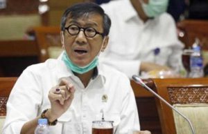 Menkumham Yasonna Laoly. (ist) - Kemenkumham Tolak KLB Demokrat Versi Moeldoko