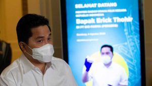 Menteri BUMN Erick Thohir. (ist) - BUMN Dirikan Perusahaan Pembuat Baterai Kendaraan Listrik