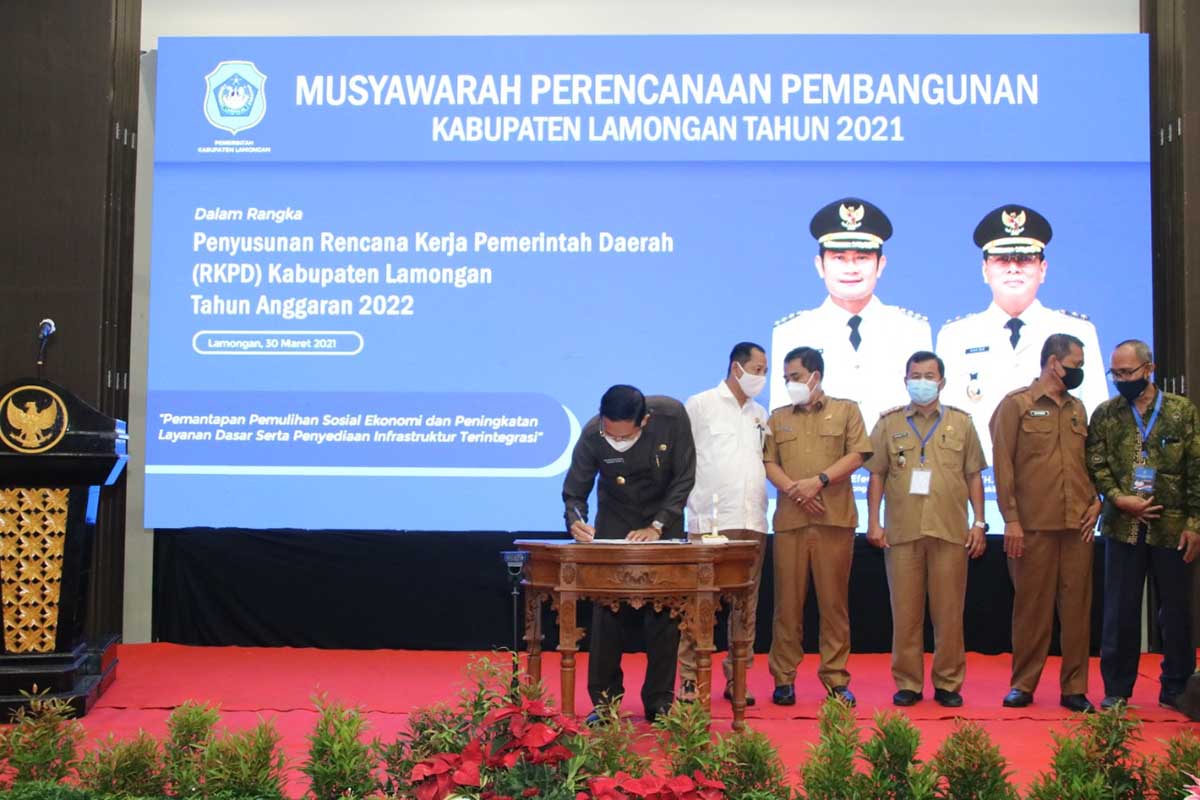 Musrenbang 2021 Lamongan, ini 7 Prioritas Pembangungan Bupati YES