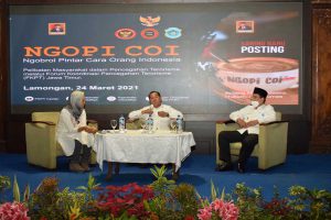 "NGOPI COI," Direktur Pencegahan BNPT Ajak Millenial Lamongan Bijak Bermedsos