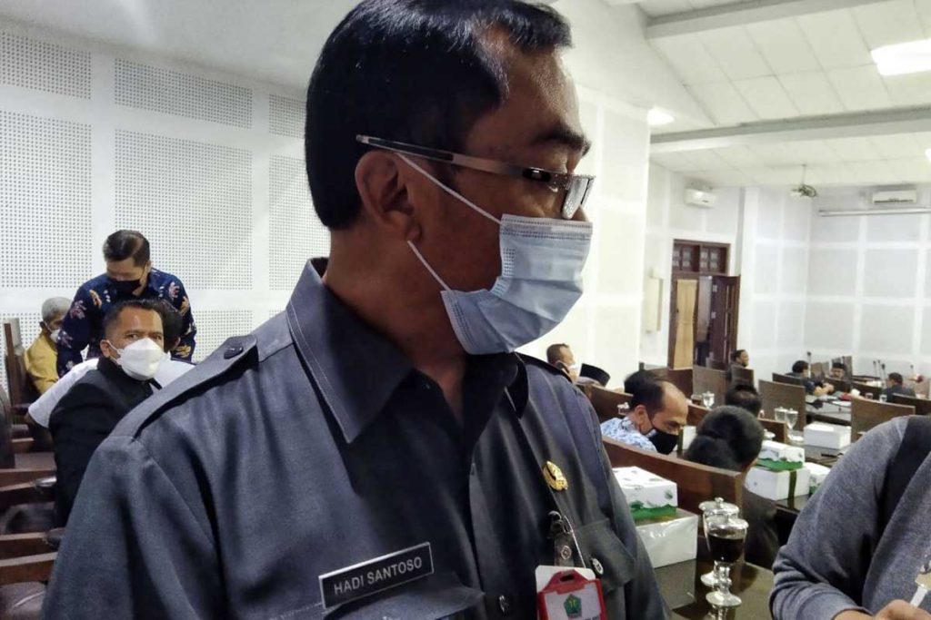 Pj Sekda Kota Malang jelaskan sekilas rencana pembangunan mulut jalan Jembatan Kedungkandang. (ws1) - Rekayasa Lalin Pelebaran Muka Jembatan Kedungkandang, Begini Penjelasan Dishub dan Pj Sekda