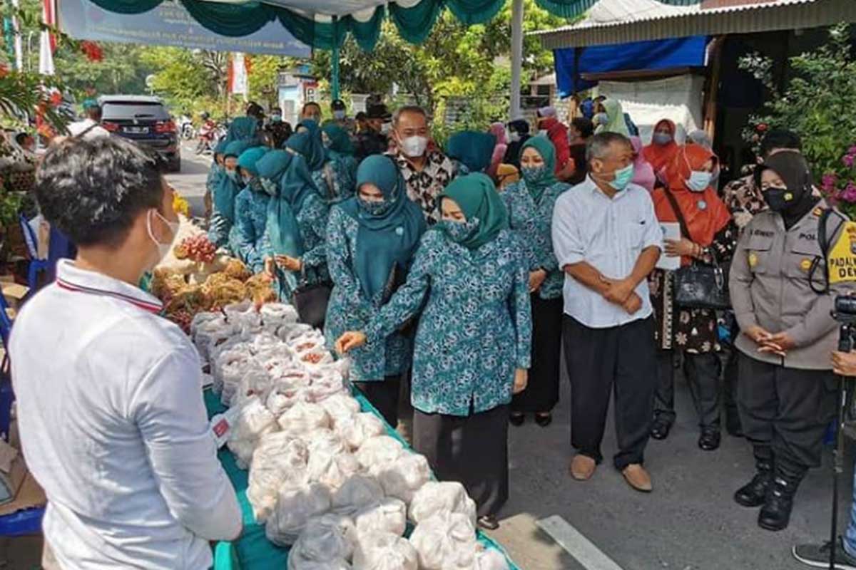 Dinas Ketahanan Pangangan Gandeng TP PKK Lamongan Sosialisasi Konsumsi Pangan Berbasis B2SA