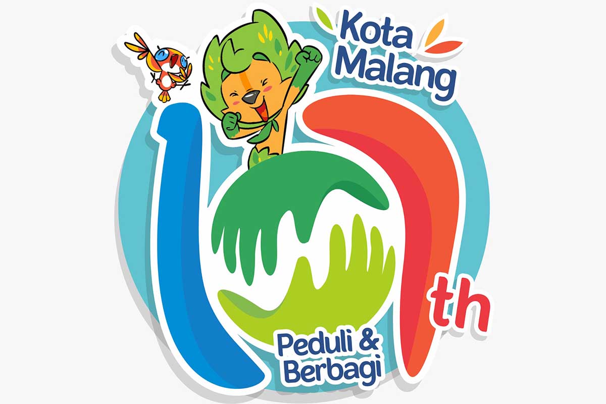 Logo HUT ke-107 Kota Malang. (ist) - Tekankan Empati, HUT Ke-107 Kota Malang Mengusung 'Peduli dan Berbagi'