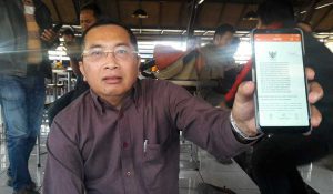 KUASA HUKUM : Tim Kuasa Hukum Rahmat Muhajirin sekaligus PT Hub Maritim, Mohammad Muzayyin - Muzayyin : Pencurian BBM Solar Milik Pertamina di Tuban Tak Ada Kaitannya dengan Anggota DPR RI