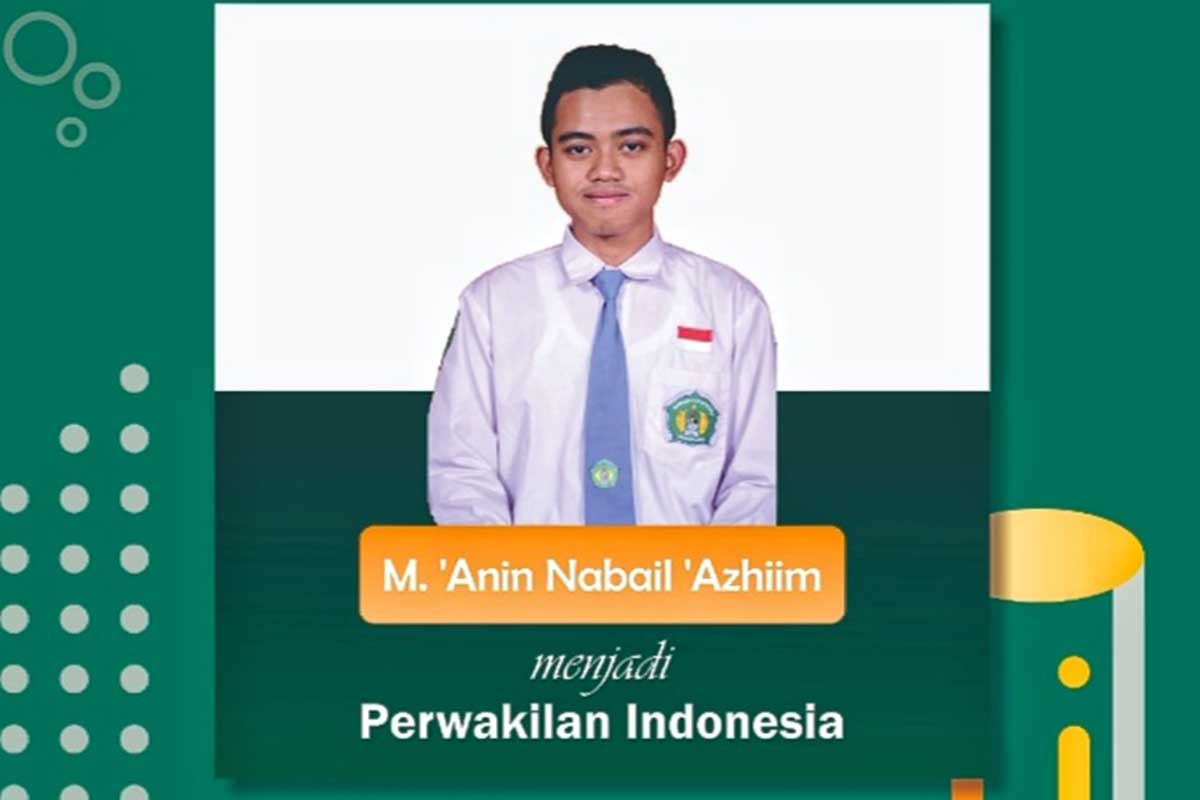 Ucapan selamat dan sukses untuk M Anin Nabail Adzim. (ist) - Siswa MAN 2 Kota Malang Wakili Indonesia di APhO Taiwan