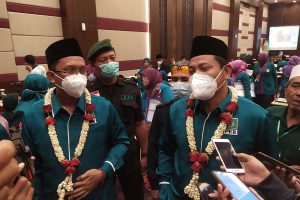 TERPILIH - Wakil Bupati Sidoarjo, Subandi terpilih sebagai Ketua DPC PKB Sidoarjo periode 2021 - 2026 dalam Muscab V yang digelar di Fave Hotel, Sidoarjo, Minggu (07/03/2021) - Subandi Terpilih Sebagai Ketua DPC PKB Sidoarjo