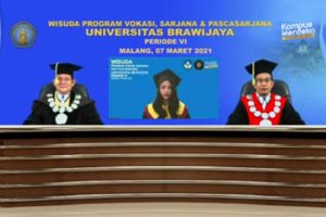 Wisuda daring UB selama ini. (ist) - Respon SE Walikota 13/2021, UB Pilih Aman Wisuda Daring - Wacanakan wisuda luring dua bulan mendatang, jika normal
