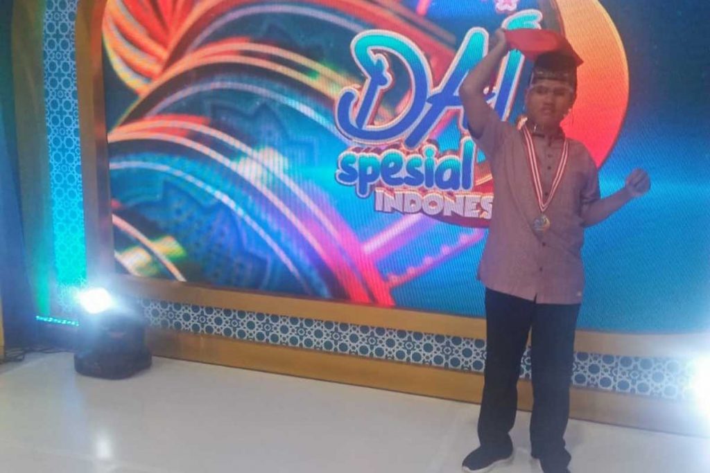 Ahmad Syihab Athaillah, tampil di Dai Spesial Indonesia. (ist) - Ahmad Syihab Athaillah, Bocah 13 Tahun ABK Hafidz Al Quran 20 Juz