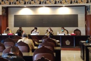 Audiensi Pemkot Malang, Forkopimda, dan Perguruan Tinggi. (ws1) - Meski Pariwisata Tak Ada Larangan, Walikota Malang Tekankan Prokes