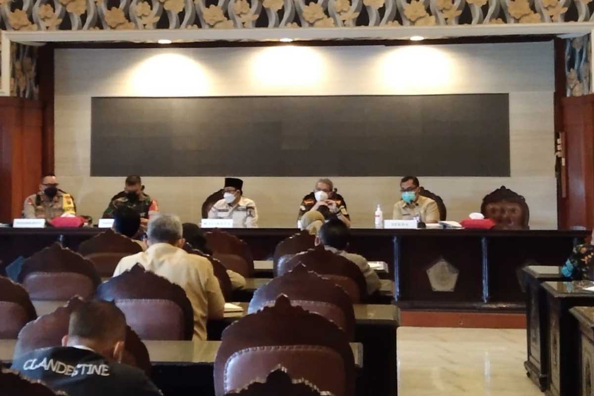 Audiensi Pemkot Malang, Forkopimda, dan Perguruan Tinggi. (ws1) - Meski Pariwisata Tak Ada Larangan, Walikota Malang Tekankan Prokes