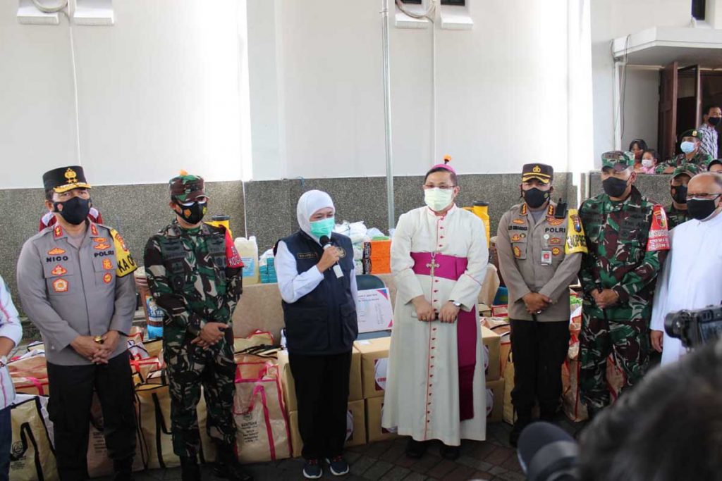 Jum'at Agung, Gubernur Jawa Timur Tinjau Gereja di Malang