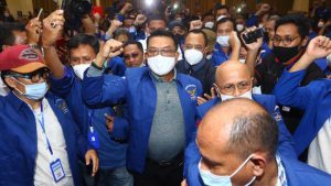 Demokrat kubu Moeldoko. (ist) - Kubu Moeldoko Gugat Batalkan AD/ART Partai Demokrat dan Ganti Rugi Rp 100 Miliar