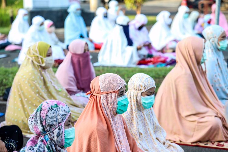 ft ilustrasi salat idul fitri. (ist)