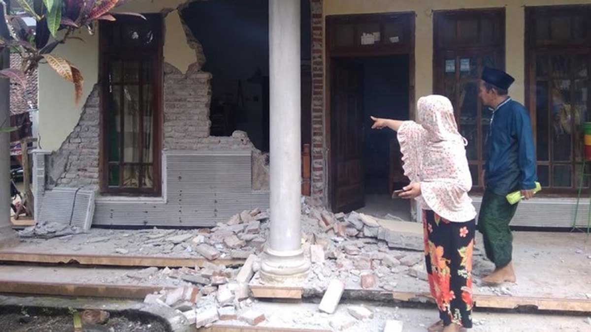 Kerusakan gempa Malang. (ist) - BMKG Usai Gempa Malang: Waspadai Hujan Lebat Hingga Tanah Longsor