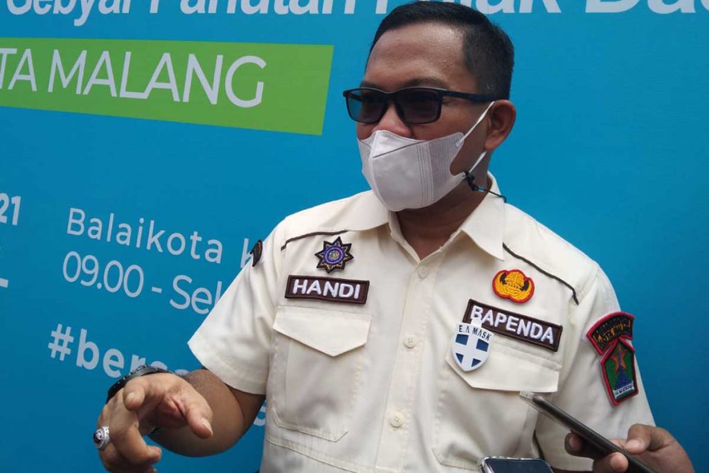 Handi Priyanto, kemarin ditemui selepas launching oleh Bapenda. (ws1) - Uji Publik Selesai, Ini Kesan Ketiga Calon Sekda Kota Malang