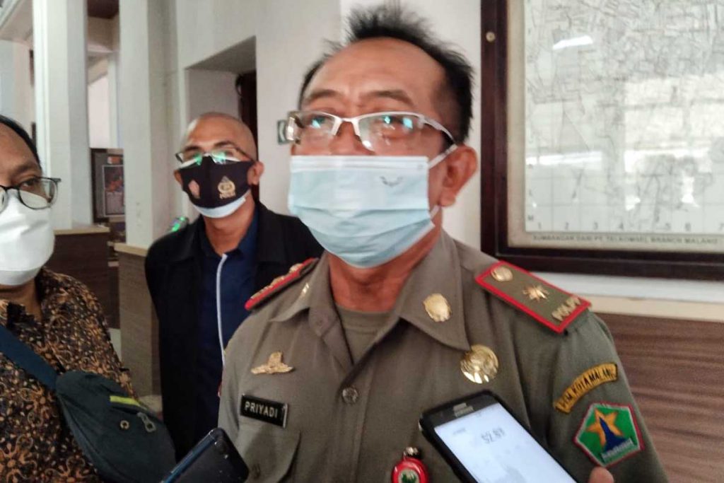 Kepala Satpol PP Kota Malang, Priyadi, menjelaskan pasar takjil. (ws1) - Pasar Takjil Diperbolehkan, Berikut Yang Harus Diperhatikan