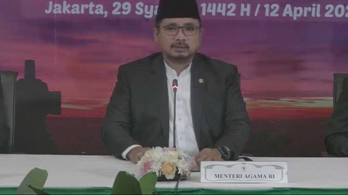 Menag Yaqut Cholil. (ist) - Pemerintah Tetapkan 1 Ramadan Jatuh Pada Selasa 13 April 2021