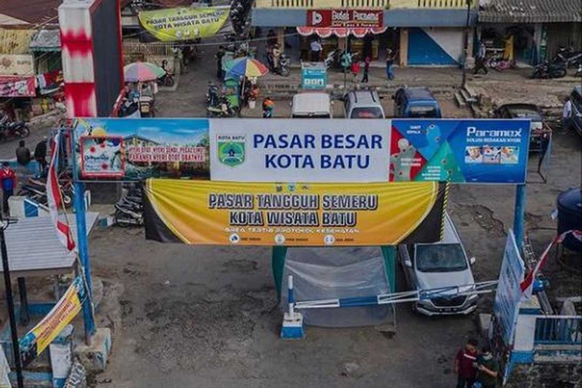 Pasar Besar Kota Batu. (ws2) - Tarik Ulur Re-building Pasar Besar Batu, Tak Relokasi Jika DIPA Tak Turun