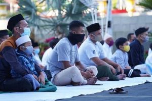 Salat dimasa pandemi covid-19. (ist) - Kota Batu Tak Larang Salat Tarawih, Dinkes: Masih 44 Persen Toga yang Tervaksin
