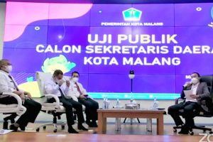 Uji Publik calon Sekda di NCC Balaikota Malang. (ist) - Uji Publik Calon Sekda, Sutiaji Nilai Pengalaman Berjenjang Sangat Penting