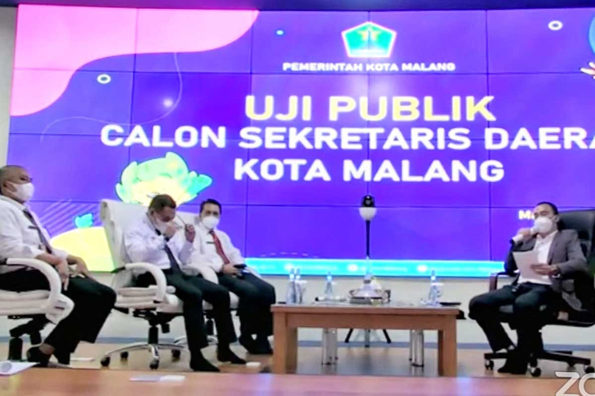Uji Publik calon Sekda di NCC Balaikota Malang. (ist) - Uji Publik Calon Sekda, Sutiaji Nilai Pengalaman Berjenjang Sangat Penting