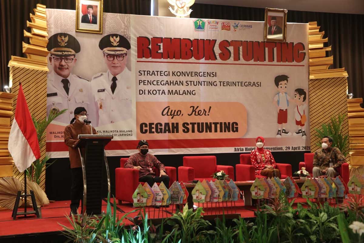 Walikota Malang terus semangati agar stunting menuju nol. (ist) - Angka Stunting Turun, Sutiaji: Perjuangan Belum Berakhir
