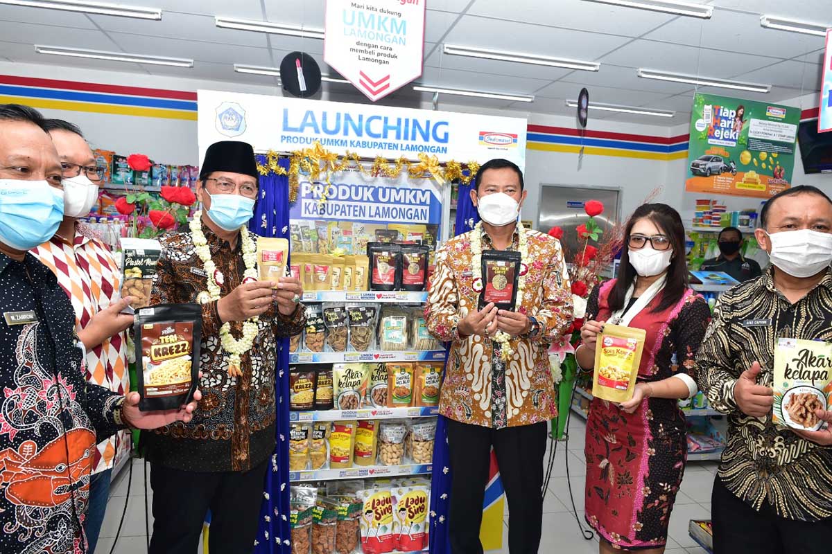 Ekonomi Lamongan Bangkit, Produk UMKM Masuk Indomart
