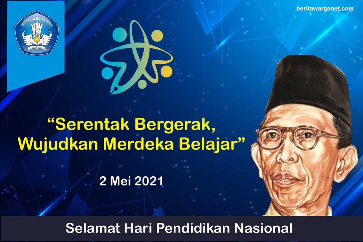 Hardiknas 2021. (ist) - Hardiknas 2021: Serentak Bergerak, Wujudkan Merdeka Belajar