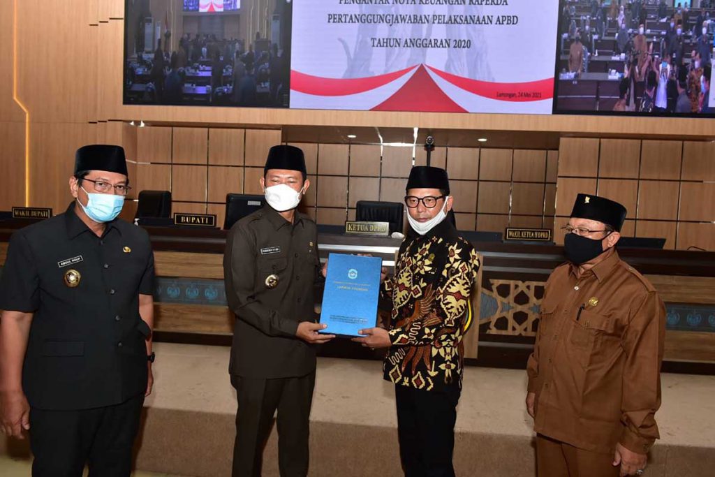 Bupati Yes Sampaikan Laporan Kinerja Pengelolaan Keuangan Daerah Tahun Anggaran 2020